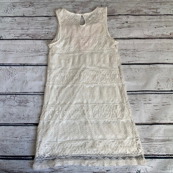 White summer Xhilaration lacey dress - Picture 2 of 4